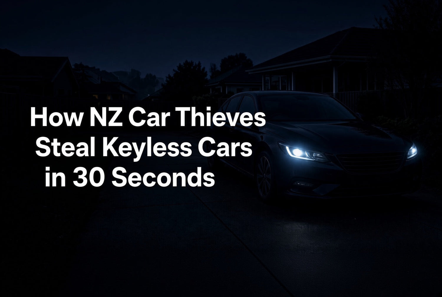 The Silent Key Fob Hack: How NZ Car Thieves Steal Keyless Cars in 30 Seconds