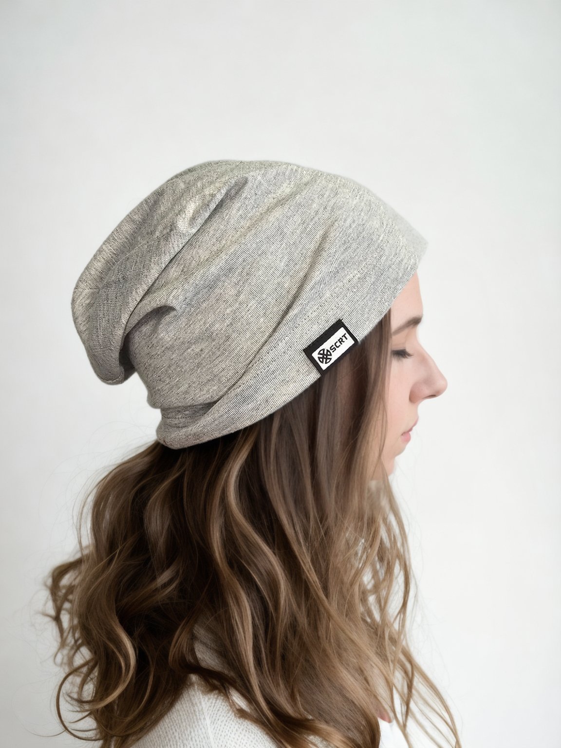 EMF Blocking beanie by SCRT blocks 99% of EMF radiation - Grey - SCRT - It's your choice