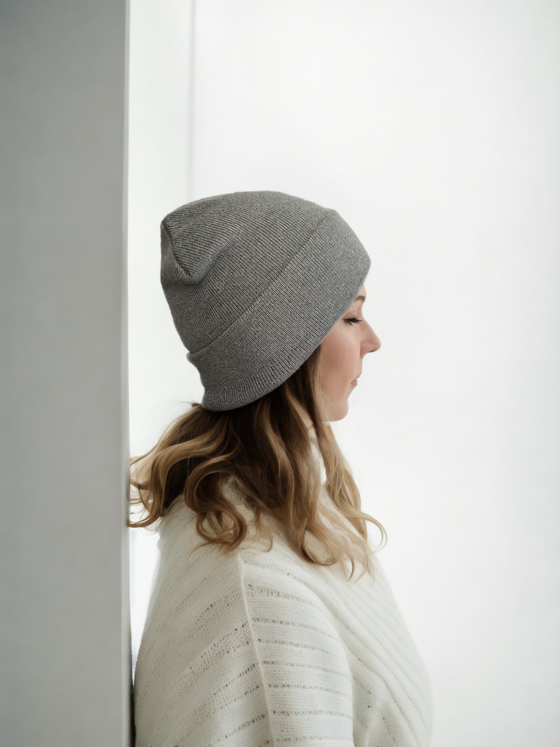EMF Blocking Warm Wool Beanie by SCRT - Grey - SCRT - It's your choice