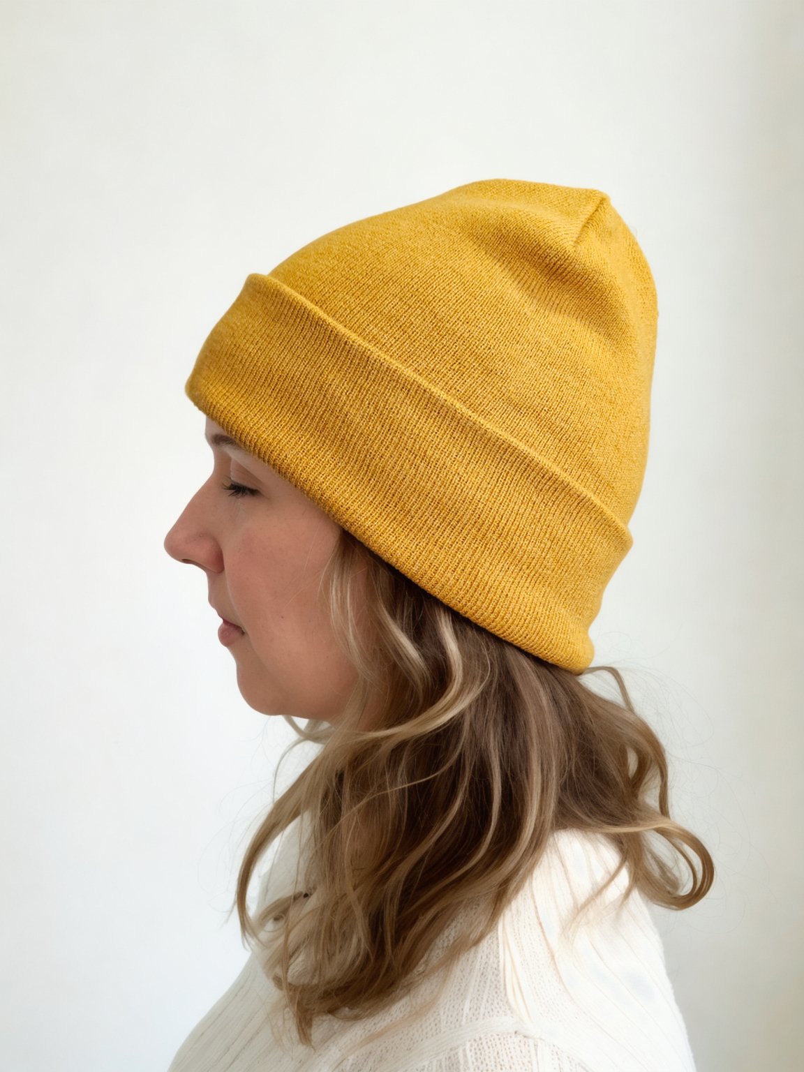 EMF Blocking Warm Wool Beanie by SCRT - Yellow - SCRT - It's your choice