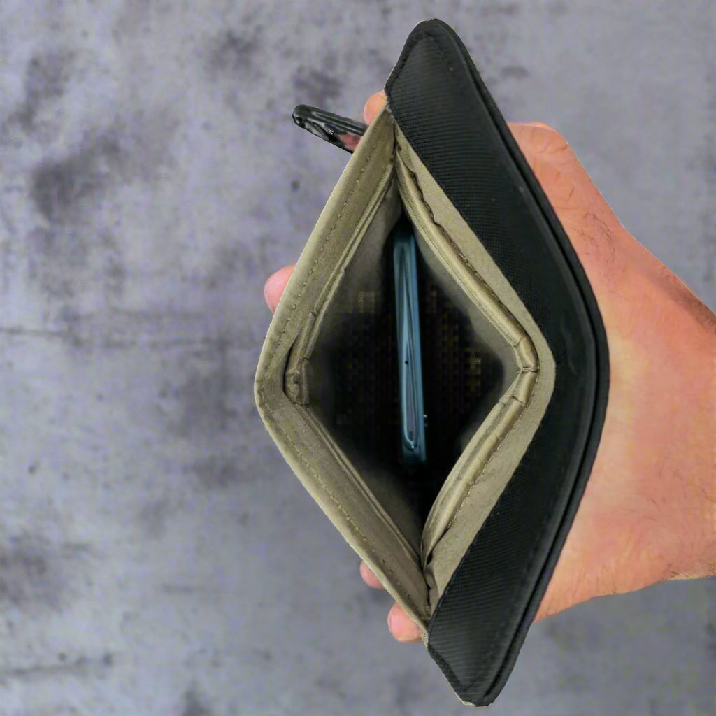 Faraday Phone Pouch - Large 19X12.5cm - Privacy & EMF Protection - SCRT - It's your choice