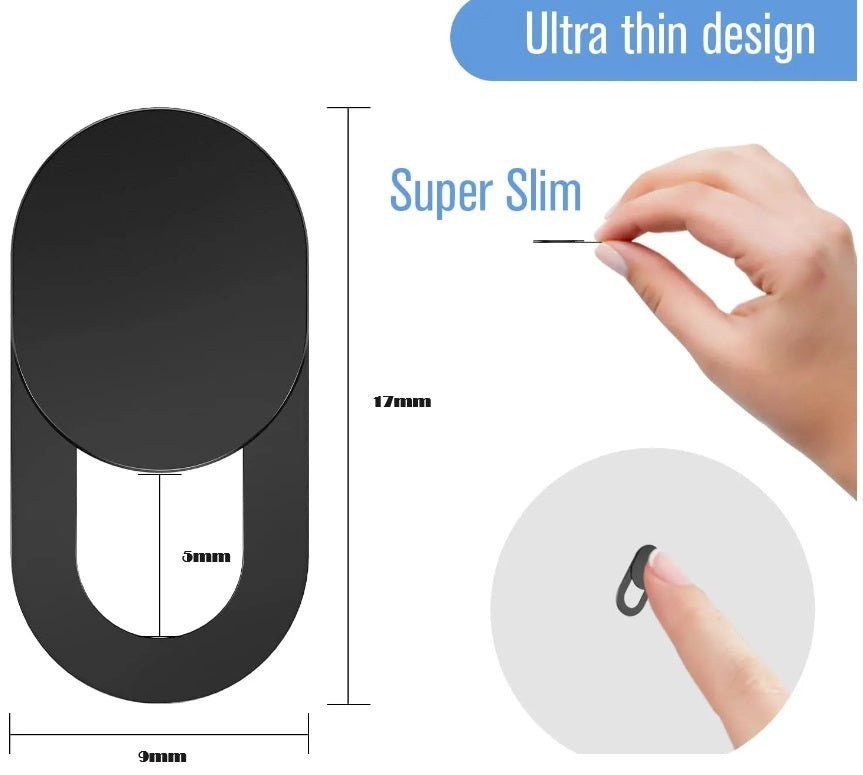 Protect Your Privacy: Pack of 5, Camera Security Covers for Phones, Laptops, Tablets, and Other Devices - SCRT - It's your choice