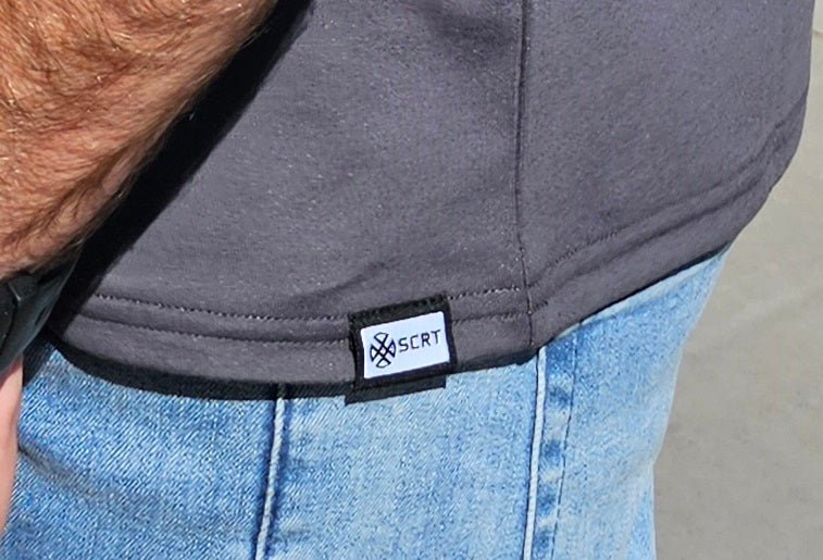 SCRT™ Defender EMF - Proof Men's T - shirt: Your Trusted Shield Against EMFs - SCRT - It's your choice