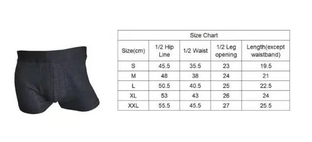 Stay Safe from EMF Radiation with EMF Blocking Boxer Shorts - Available in 4 Sizes - SCRT - It's your choice