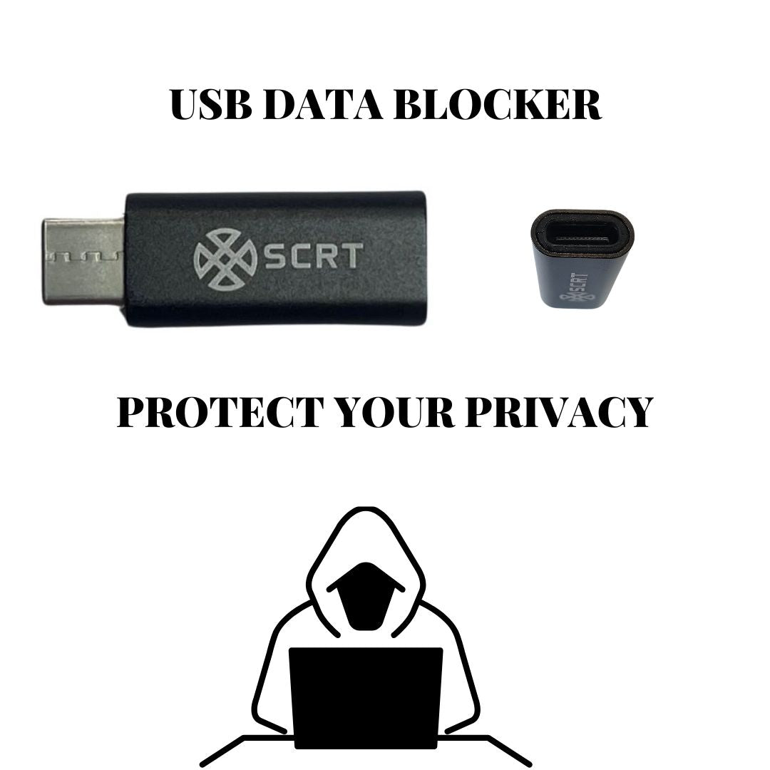USB Data Blocker Type C 3.0 by SCRT - Defend your data - USB Protection - SCRT - It's your choice
