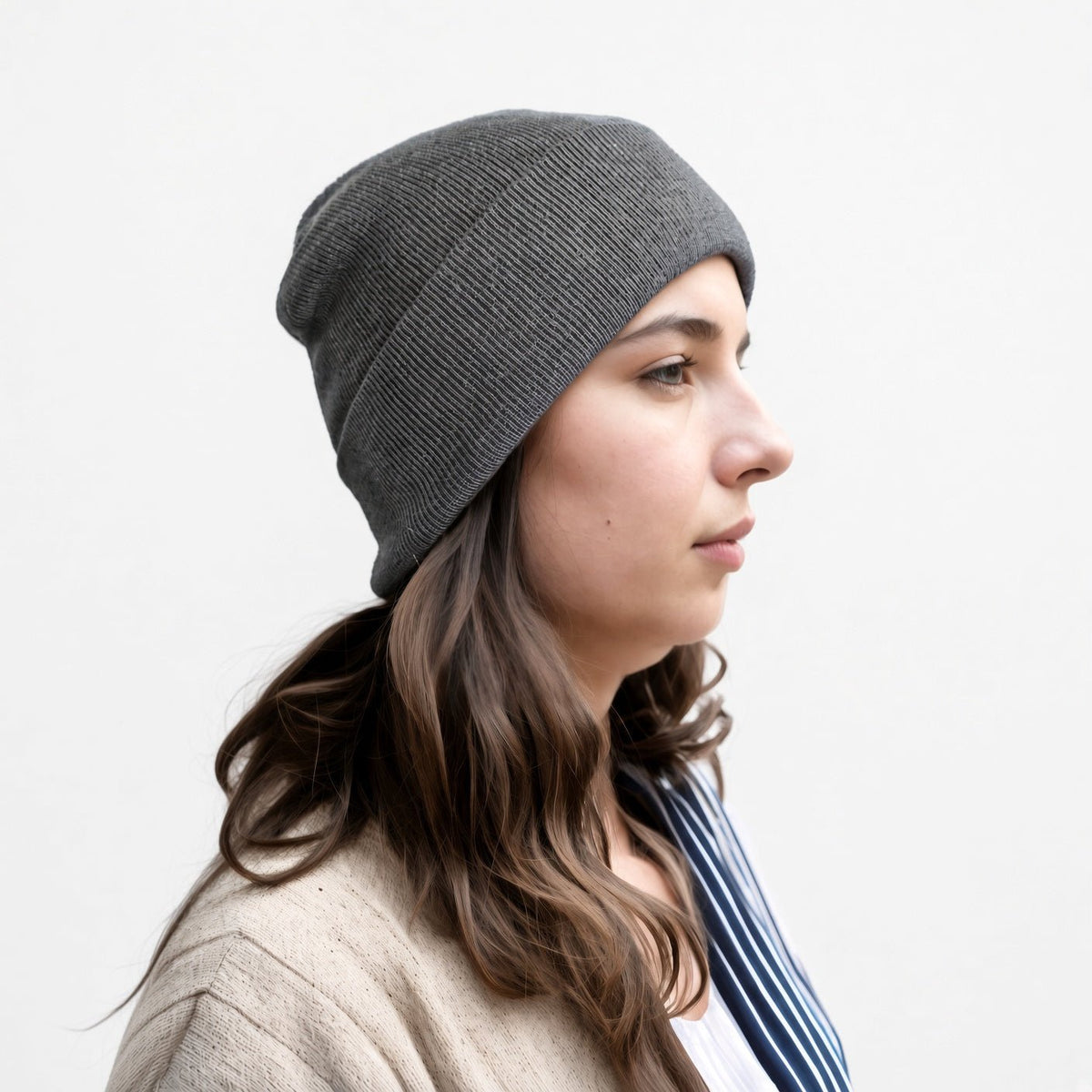 EMF Blocking Wool Beanie - Grey - SCRT - It's your choice