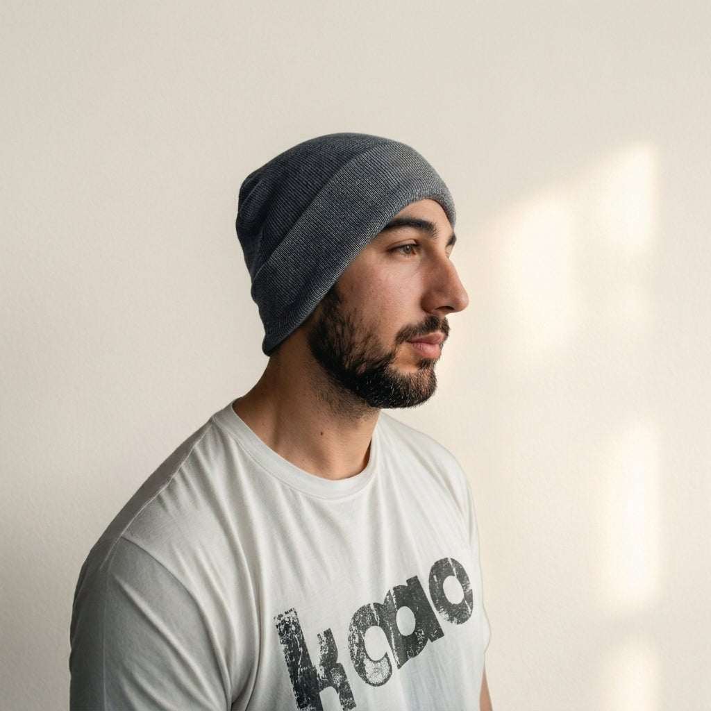EMF Blocking Wool Beanie - Grey - SCRT - It's your choice