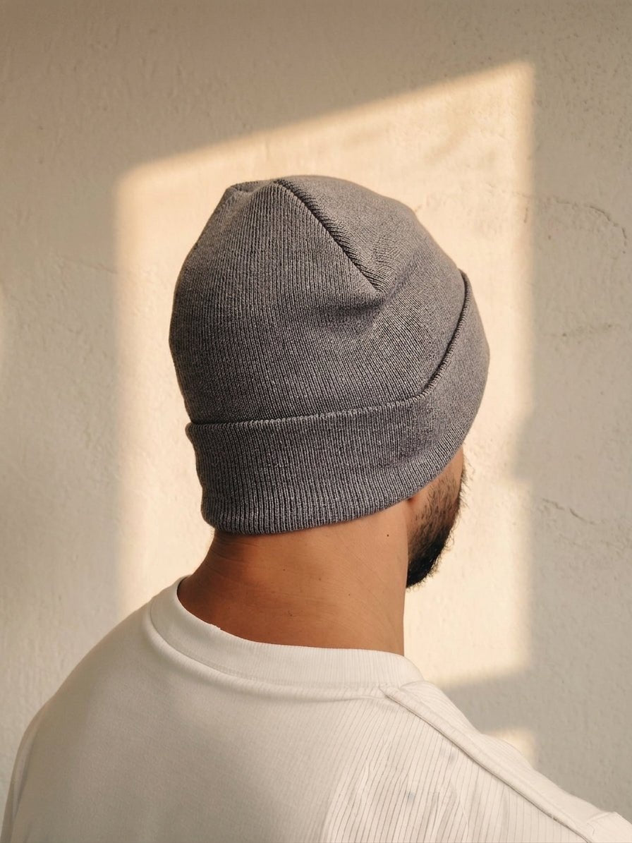 EMF Blocking Wool Beanie - Grey - SCRT - It's your choice